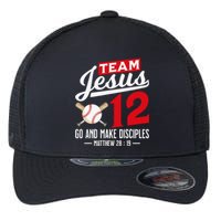 Jesus and Baseball Team Jesus Christian Matthew 2819 Verse Flexfit Unipanel Trucker Cap