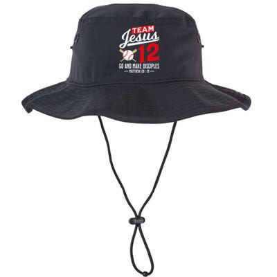 Jesus and Baseball Team Jesus Christian Matthew 2819 Verse Legacy Cool Fit Booney Bucket Hat