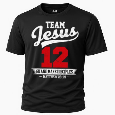 Jesus and Baseball Team Jesus Christian Matthew 2819 Verse Performance Shirt