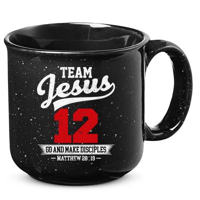 Jesus and Baseball Team Jesus Christian Matthew 2819 Verse 15oz Campfire Ceramic Mug