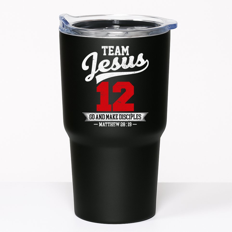 Jesus and Baseball Team Jesus Christian Matthew 2819 Verse Tumbler