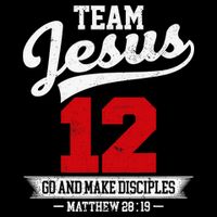 Jesus and Baseball Team Jesus Christian Matthew 2819 Verse Cooling Performance Long Sleeve Crew