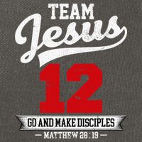 Jesus and Baseball Team Jesus Christian Matthew 2819 Verse Cotton Canvas Backpack