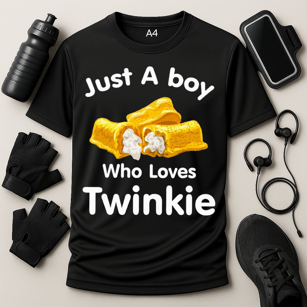 Just A Boy Who Loves Twinkie  Cooling Performance Crew T-Shirt