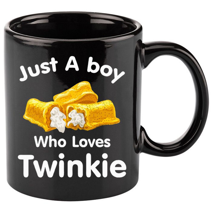 Just A Boy Who Loves Twinkie  11oz C Handle Ceramic Mug