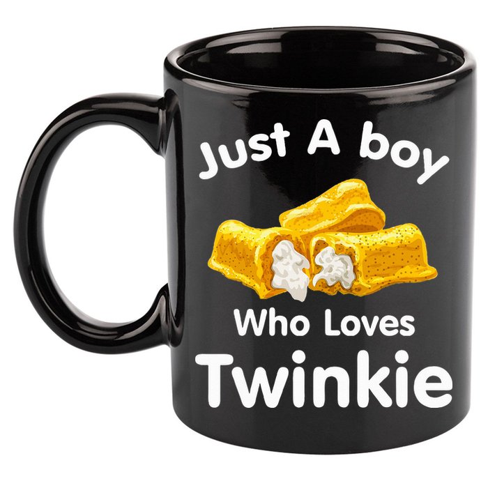Just A Boy Who Loves Twinkie  11oz C Handle Ceramic Mug