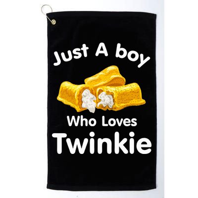 Just A Boy Who Loves Twinkie  Golf Towel