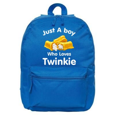 Just A Boy Who Loves Twinkie  16 in Basic Backpack