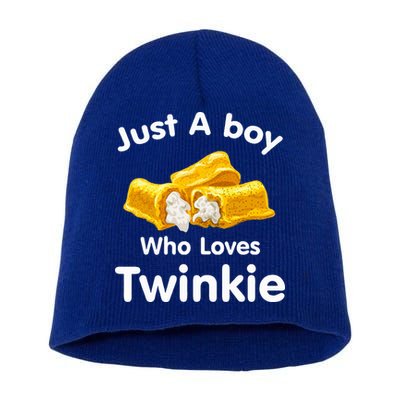 Just A Boy Who Loves Twinkie  Short Acrylic Beanie