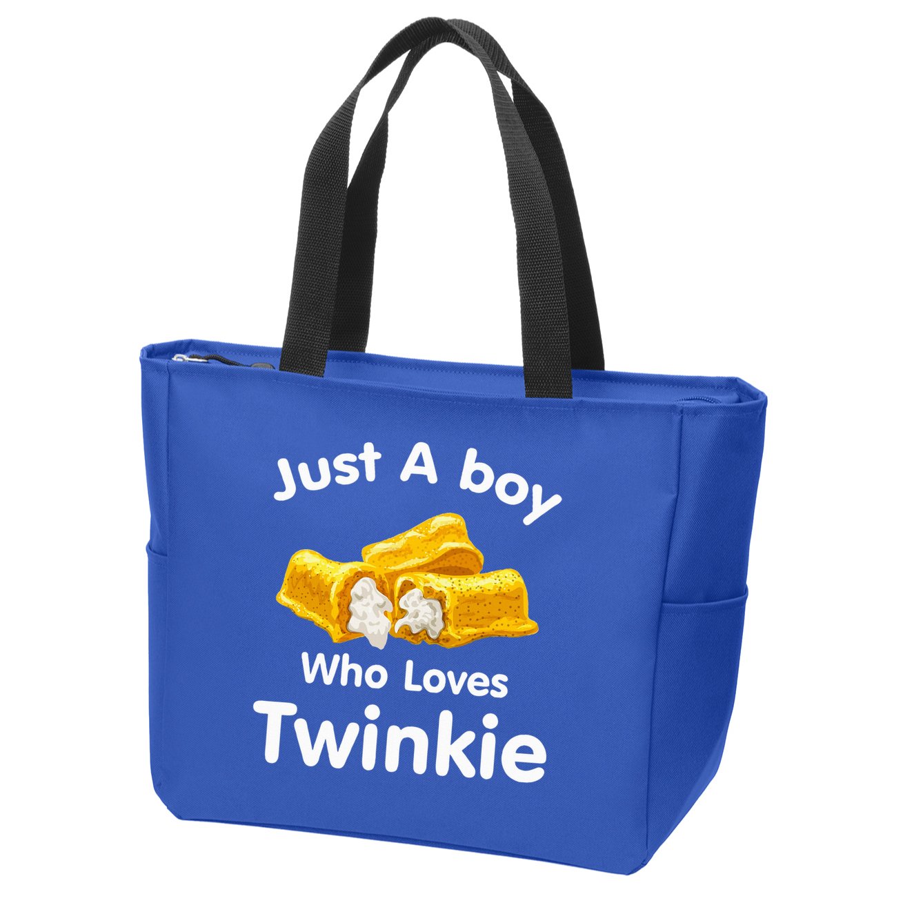 Just A Boy Who Loves Twinkie  Zip Tote Bag