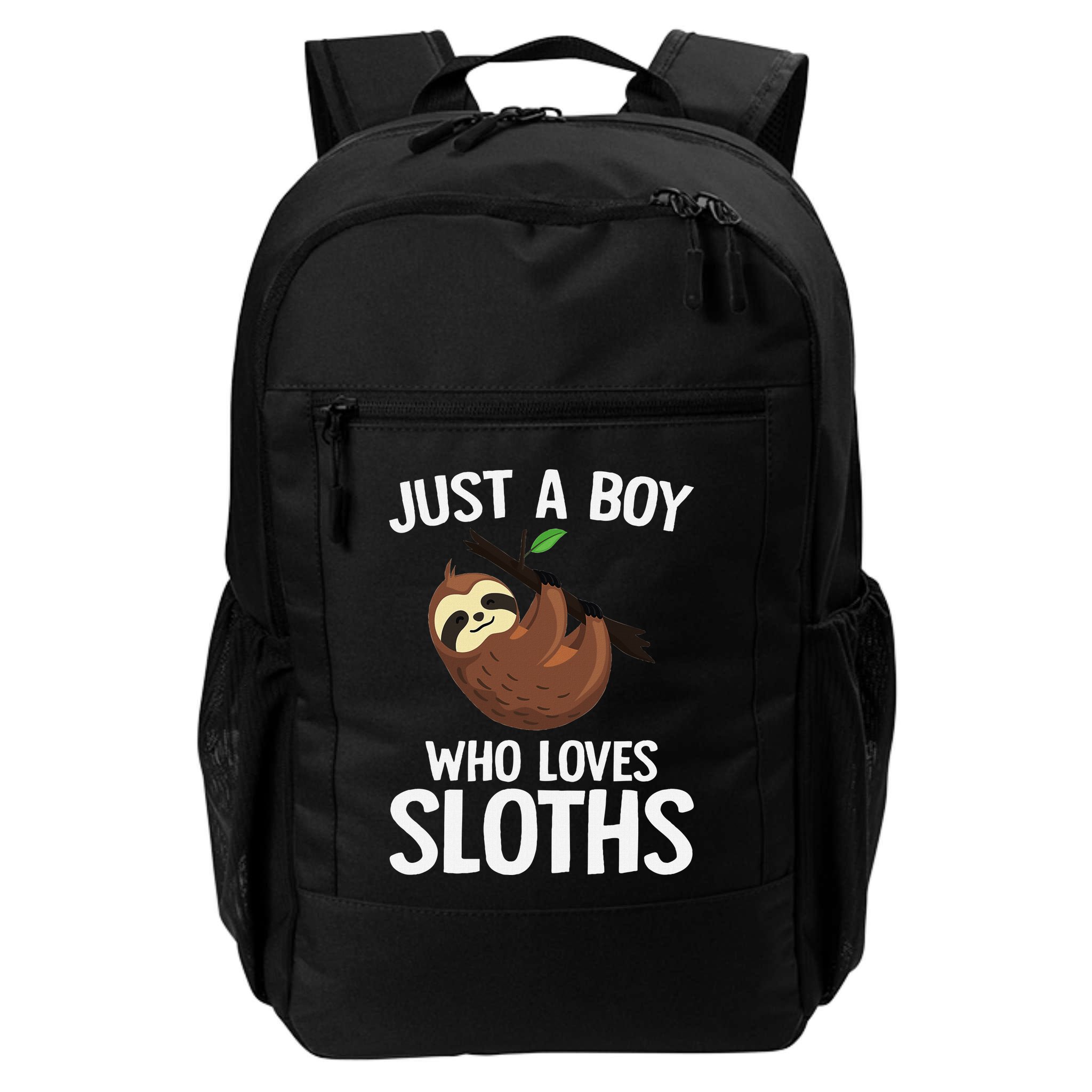 Just A Boy Who Loves Sloths Sloth Lover Backpack
