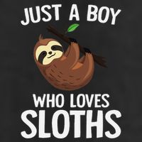 Just A Boy Who Loves Sloths Sloth Lover Adult Drive Performance Visor