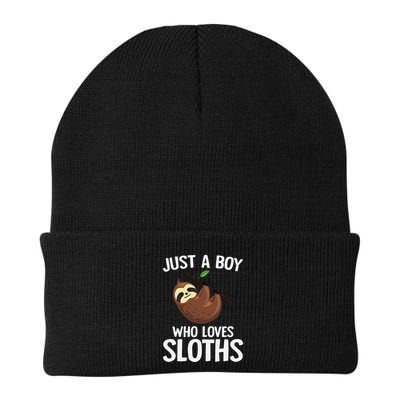 Just A Boy Who Loves Sloths Sloth Lover Beanie