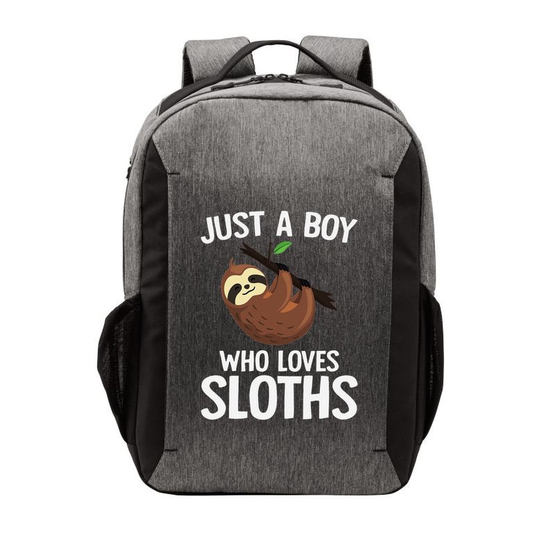 Just A Boy Who Loves Sloths Sloth Lover Vector Backpack