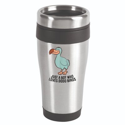 Just A Boy Who Loves Dodo Birds 16oz Travel Tumbler