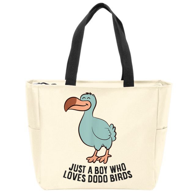 Just A Boy Who Loves Dodo Birds Zip Tote Bag