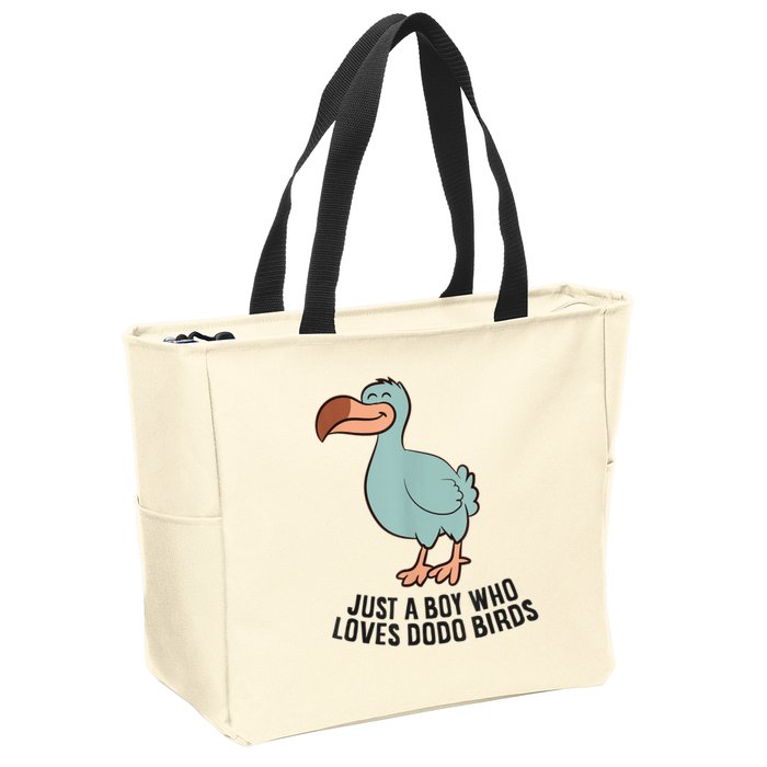 Just A Boy Who Loves Dodo Birds Zip Tote Bag