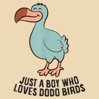 Just A Boy Who Loves Dodo Birds Zip Tote Bag