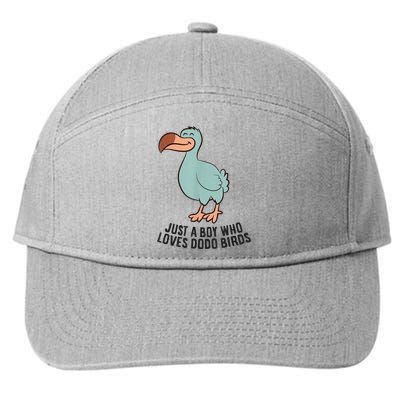 Just A Boy Who Loves Dodo Birds 7-Panel Snapback Hat