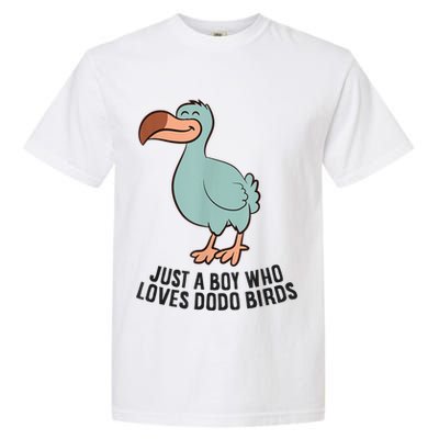 Just A Boy Who Loves Dodo Birds Garment-Dyed Heavyweight T-Shirt