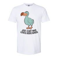 Just A Boy Who Loves Dodo Birds Softstyle CVC T-Shirt