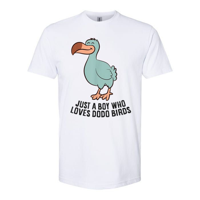 Just A Boy Who Loves Dodo Birds Softstyle CVC T-Shirt