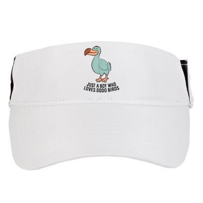 Just A Boy Who Loves Dodo Birds Adult Drive Performance Visor