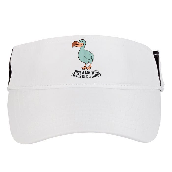 Just A Boy Who Loves Dodo Birds Adult Drive Performance Visor