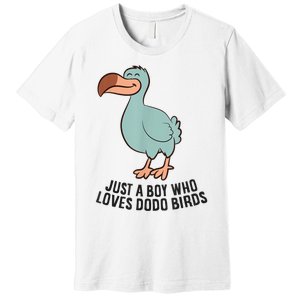 Just A Boy Who Loves Dodo Birds Premium T-Shirt