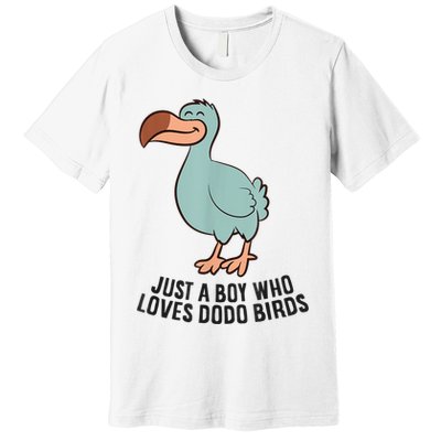 Just A Boy Who Loves Dodo Birds Premium T-Shirt