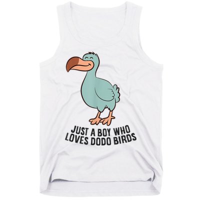 Just A Boy Who Loves Dodo Birds Tank Top