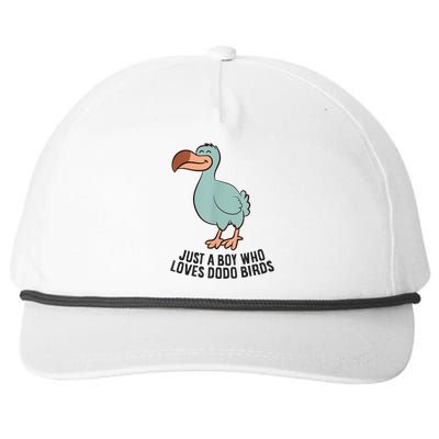 Just A Boy Who Loves Dodo Birds Snapback Five-Panel Rope Hat