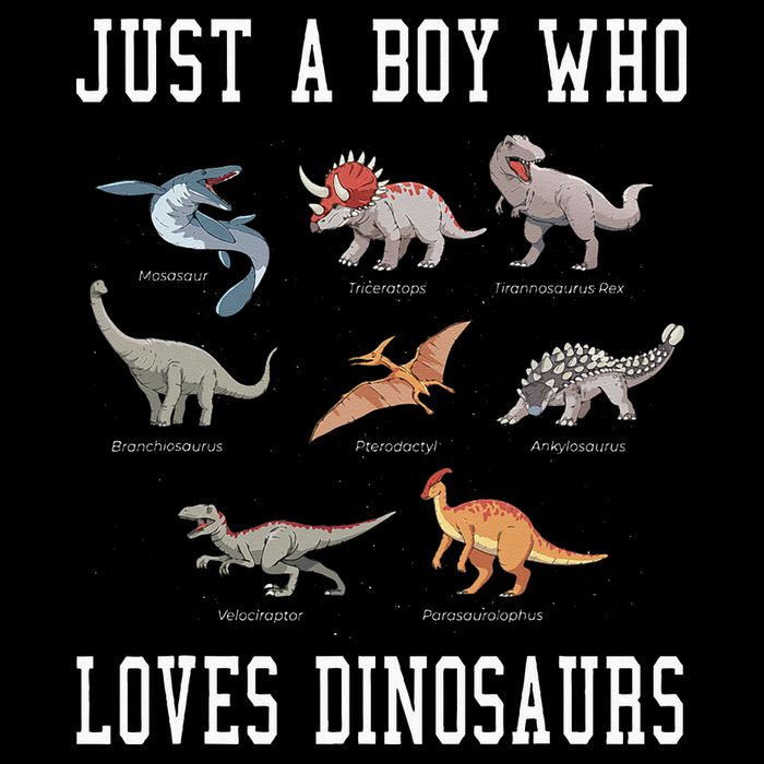 Just A Boy Who Loves Dinosaurs Gifts For Paleontologist Backpack