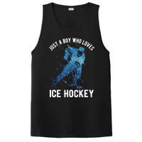 Just A Boy Who Loves Ice Hockey PosiCharge Competitor Tank