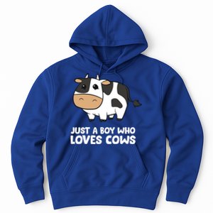 Just A Boy Who Loves Cows Gift Hoodie