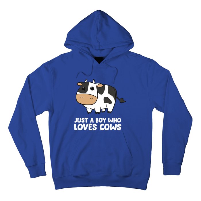 Just A Boy Who Loves Cows Gift Hoodie