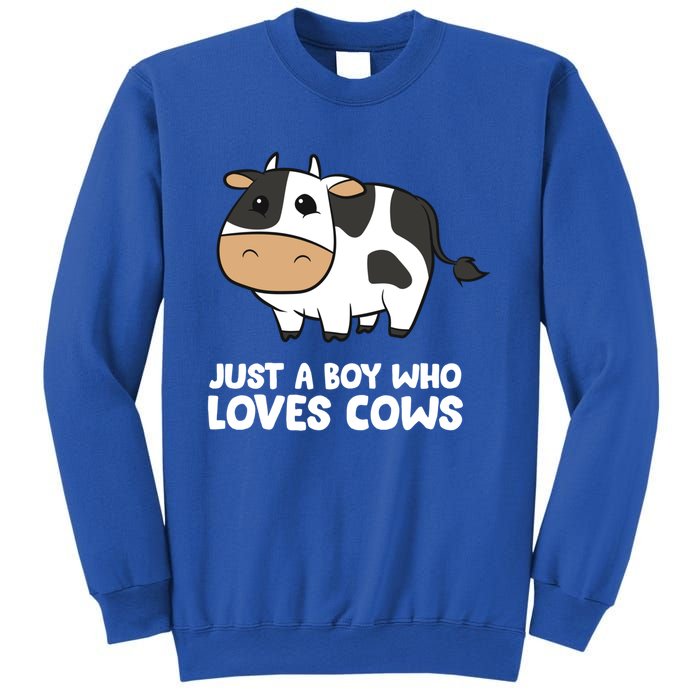 Just A Boy Who Loves Cows Gift Sweatshirt