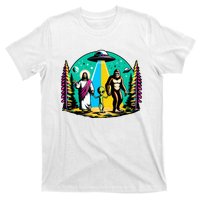 Jesus Alien Bigfoot And UfoS T-Shirt