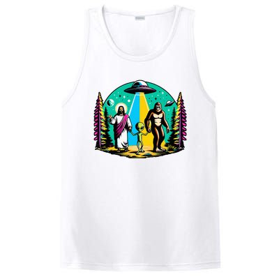 Jesus Alien Bigfoot And UfoS PosiCharge Competitor Tank