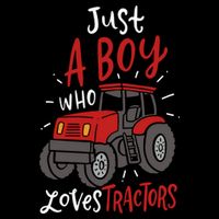 Just A Boy Who Loves Tractors Impact Tech Backpack