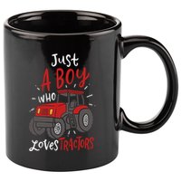 Just A Boy Who Loves Tractors 11oz C Handle Ceramic Mug