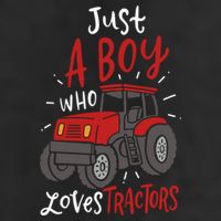 Just A Boy Who Loves Tractors 11oz C Handle Ceramic Mug