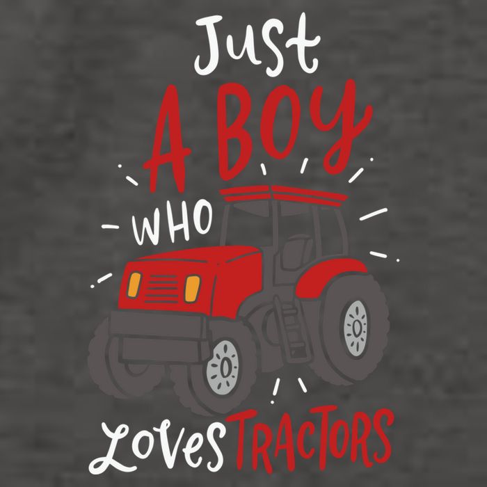 Just A Boy Who Loves Tractors Vector Backpack