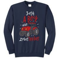 Just A Boy Who Loves Tractors Sweatshirt