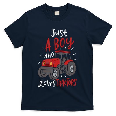 Just A Boy Who Loves Tractors T-Shirt