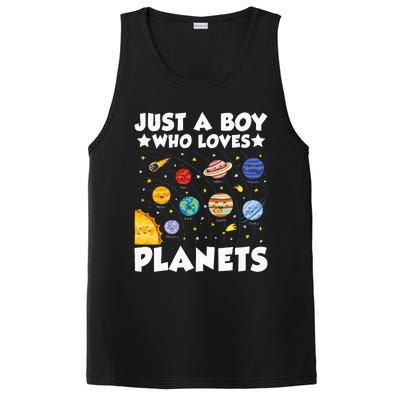 Just A Boy Who Loves Planets Solar System Space Science Geek PosiCharge Competitor Tank