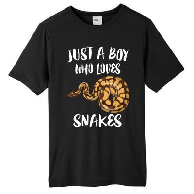 Just A Boy Who Loves Snakes Animal Tall Fusion ChromaSoft Performance T-Shirt