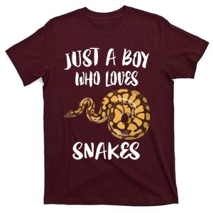 Just A Boy Who Loves Snakes Animal T-Shirt