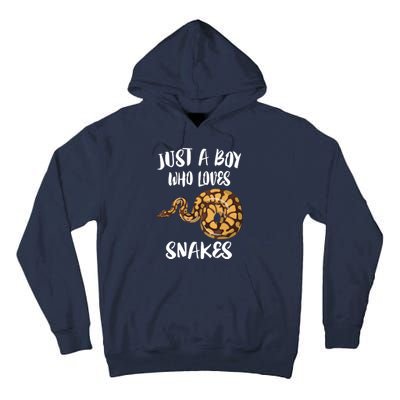 Just A Boy Who Loves Snakes Animal Tall Hoodie