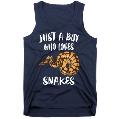 Just A Boy Who Loves Snakes Animal Tank Top